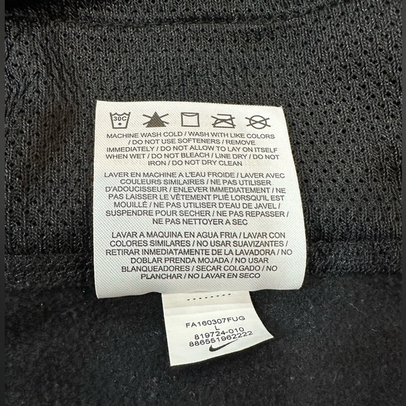 Nike Black Sweatpants Size Large - Picture 8 of 8